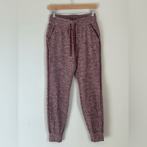 Lululemon Women's Align Jogger  Ready to Rulu Fleece Heathered Burgundy‎ Sz 4